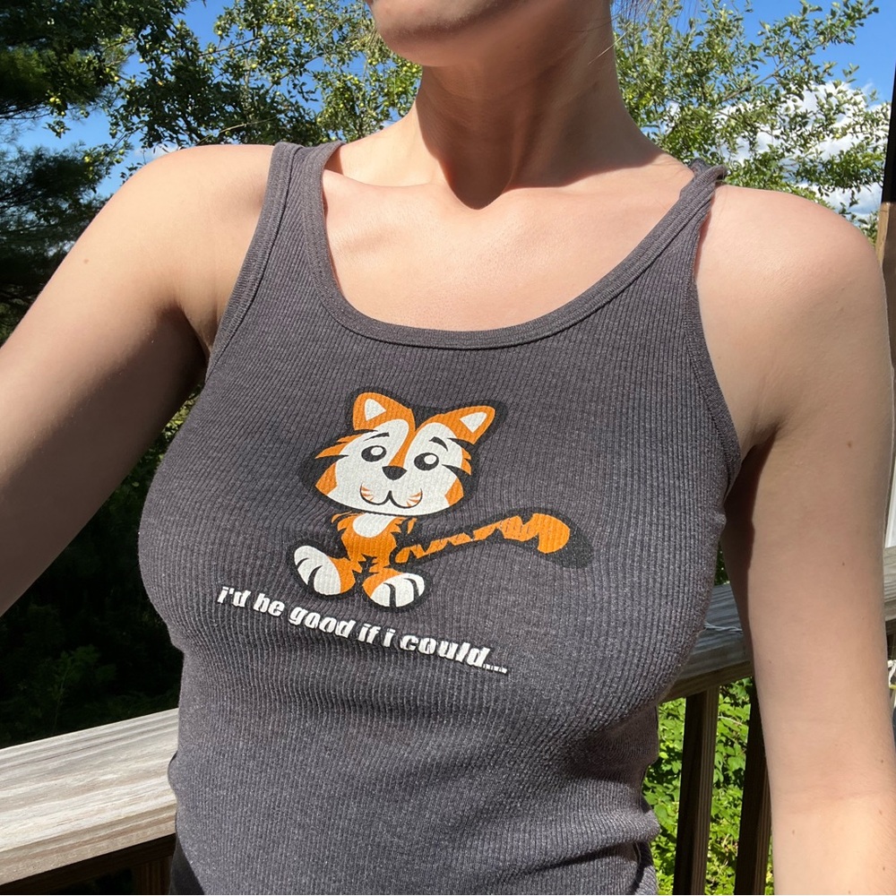 Y2K graphic tank